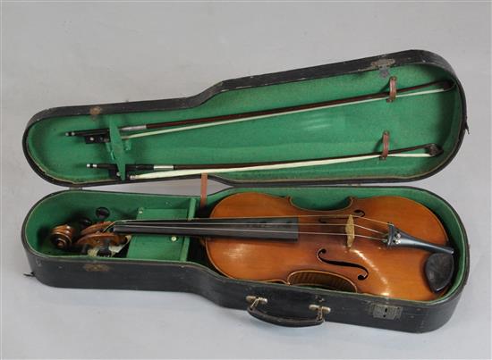An oversize viola,